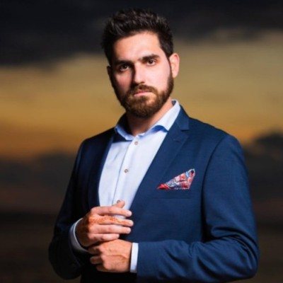 Portrait of Eduardo J. Sanchez Peiro, founder of Sci Media